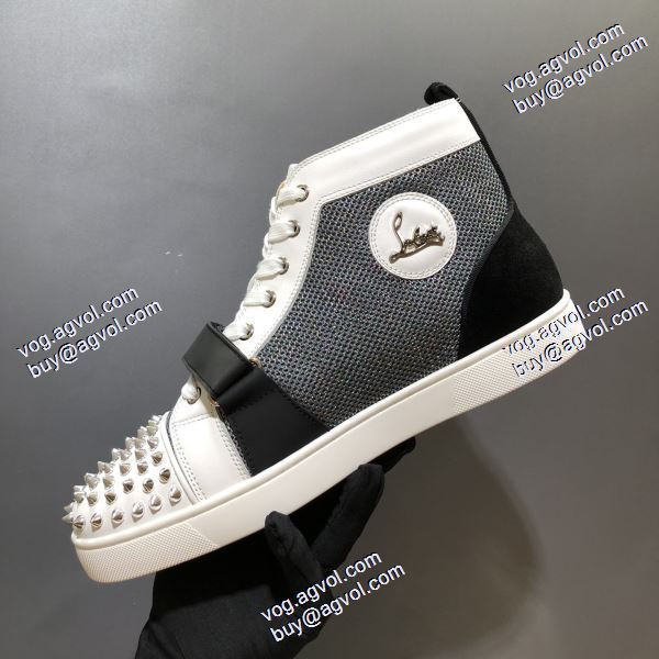 高品質 人気 2020秋冬 クリスチャンルブタン Christian Louboutinコピーブランド ハイトップシューズ 