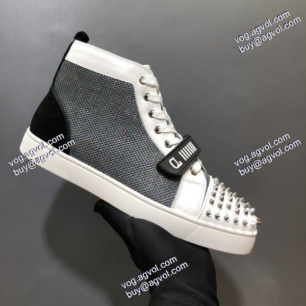 高品質 人気 2020秋冬 クリスチャンルブタン Christian Louboutinコピーブランド ハイトップシューズ 