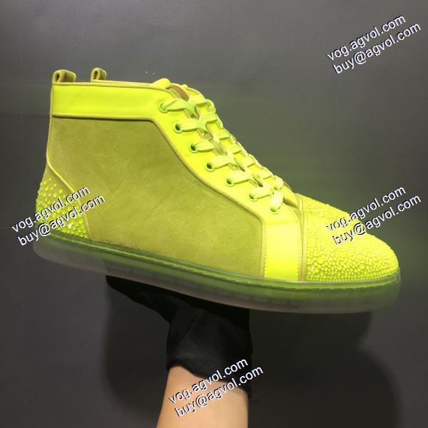 2020秋冬 クリスチャンルブタン Christian Louboutinスーパーコピー 高級感ある ハイトップシューズ 