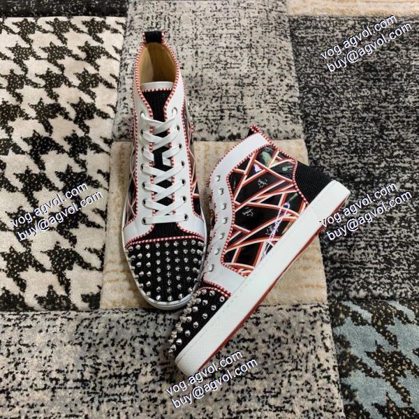 コスパ最高のプライス 2020秋冬 ハイトップシューズ クリスチャンルブタン Christian Louboutinコピー
