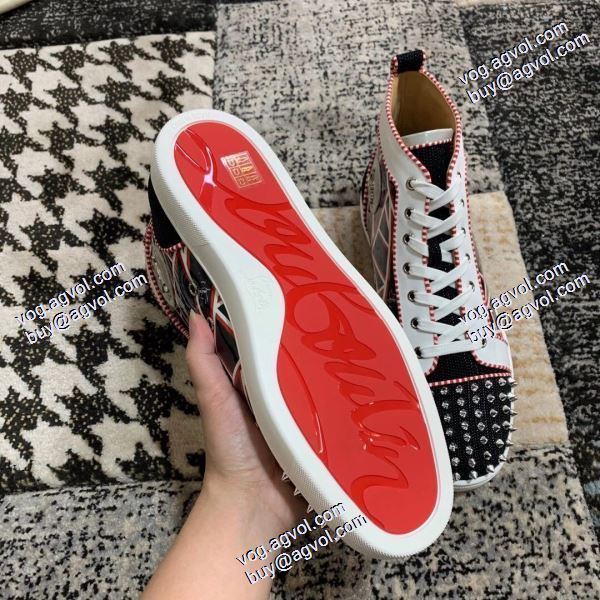コスパ最高のプライス 2020秋冬 ハイトップシューズ クリスチャンルブタン Christian Louboutinコピー