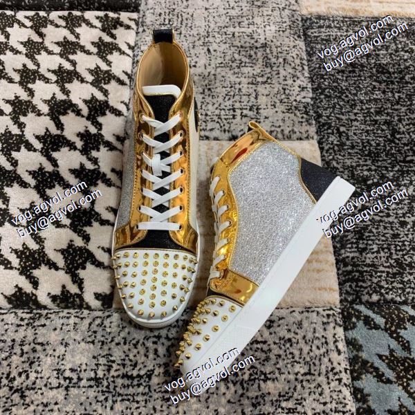 個性的なデザ ハイトップシューズ 2020秋冬 クリスチャンルブタン Christian Louboutinブランド 偽物 通販