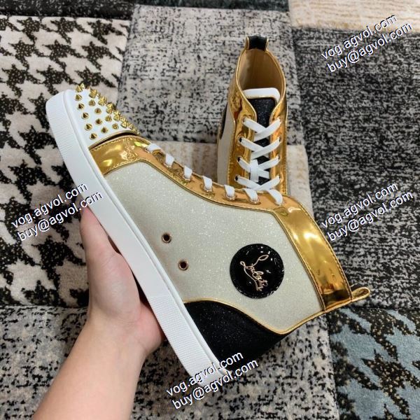 個性的なデザ ハイトップシューズ 2020秋冬 クリスチャンルブタン Christian Louboutinブランド 偽物 通販