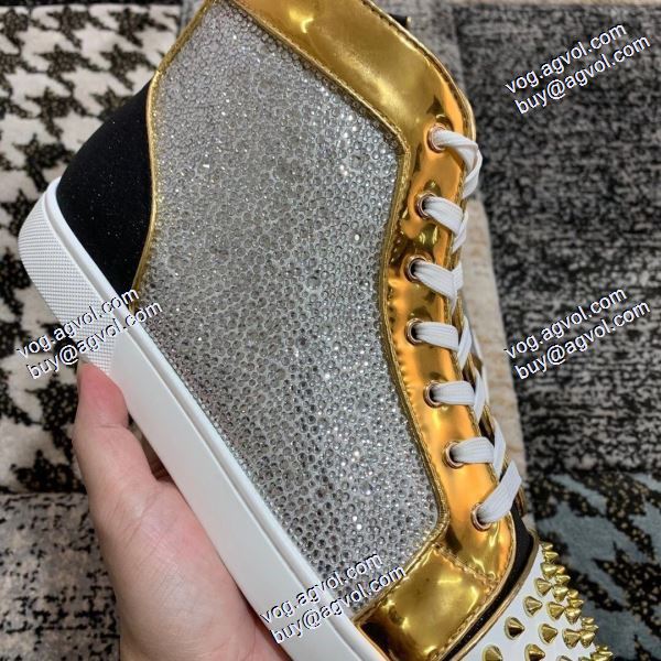 個性的なデザ ハイトップシューズ 2020秋冬 クリスチャンルブタン Christian Louboutinブランド 偽物 通販
