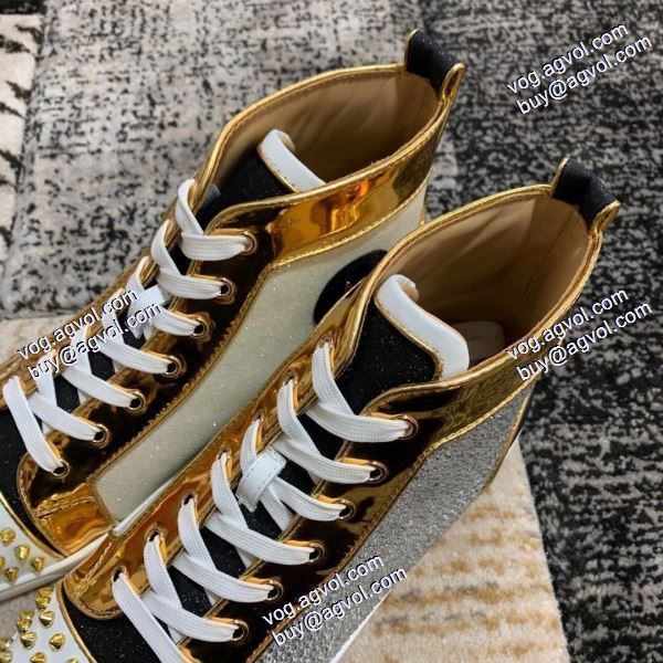 個性的なデザ ハイトップシューズ 2020秋冬 クリスチャンルブタン Christian Louboutinブランド 偽物 通販
