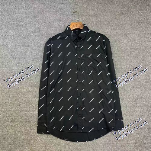 最旬アイテム バレンシアガ BALENCIAGA 長袖シャツ 2021春夏 4色可選 BALENCIAGAブランドコピー カジュアル