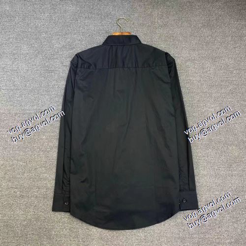 首胸ロゴ  2021春夏 柔らかい手触り バレンシアガ BALENCIAGA 長袖シャツ 2色可選 バレンシアガブランド コピー