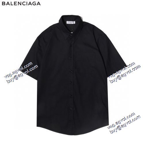 2021春夏 大人気☆NEW!!  半袖シャツ 2色可選 バレンシアガコピー バレンシアガ BALENCIAGA カッコいい印象を付ける