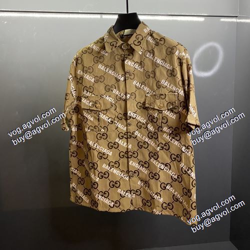 SALE!今季 バレンシアガ BALENCIAGA 2021春夏  半袖シャツ バレンシアガコピー ブランド 気軽にカジュアルに使える