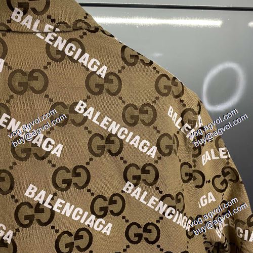 SALE!今季 バレンシアガ BALENCIAGA 2021春夏  半袖シャツ バレンシアガコピー ブランド 気軽にカジュアルに使える