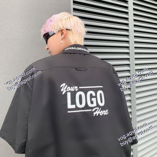 プレゼントに 2021春夏 半袖シャツ バレンシアガ BALENCIAGA バレンシアガスーパーコピー 激安 収縮性のある