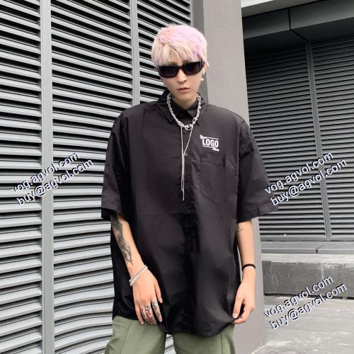 プレゼントに 2021春夏 半袖シャツ バレンシアガ BALENCIAGA バレンシアガスーパーコピー 激安 収縮性のある