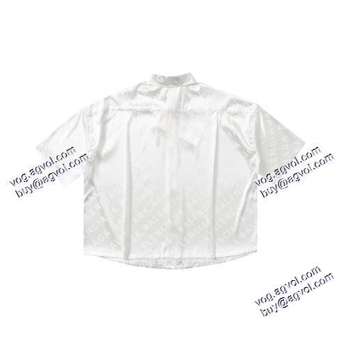 BALENCIAGA ～希少 半袖シャツ 2色可選 2021春夏 バレンシアガコピーブランド 着回し度抜群