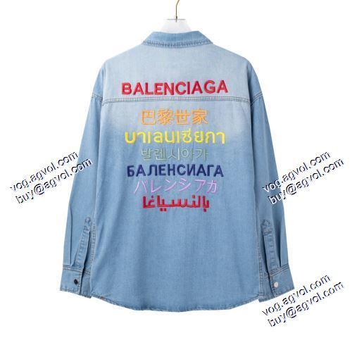 デニムジャケット バレンシアガスーパーコピー 着心地満点 2021春夏 バレンシアガ BALENCIAGA