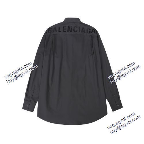2021春夏 大人のおしゃれに バレンシアガ BALENCIAGA 長袖シャツ 2色可選 BALENCIAGAブランド コピー しわになりにくい