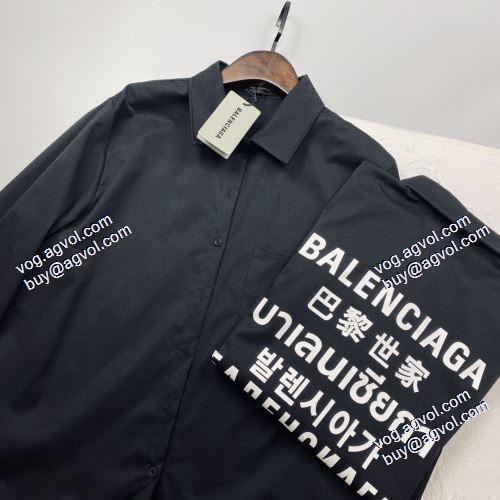 2021春夏 超人気美品◆ バレンシアガ BALENCIAGA 長袖シャツ BALENCIAGAスーパーコピー 激安 細身のシルエット