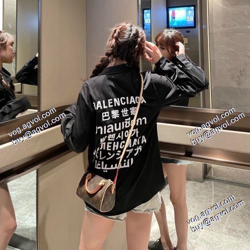 2021春夏 超人気美品◆ バレンシアガ BALENCIAGA 長袖シャツ BALENCIAGAスーパーコピー 激安 細身のシルエット