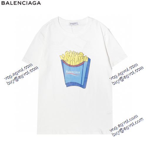 落ち着いた感覚 半袖Tシャツ 2021春夏 バレンシアガ BALENCIAGA 2色可選 BALENCIAGAスーパーコピー スタイリッシュな印象