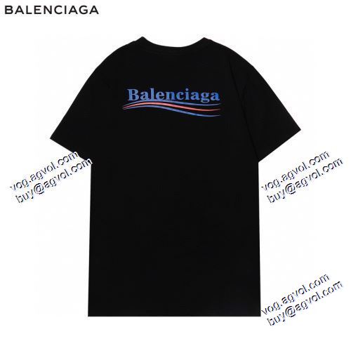 落ち着いた感覚 半袖Tシャツ 2021春夏 バレンシアガ BALENCIAGA 2色可選 BALENCIAGAスーパーコピー スタイリッシュな印象