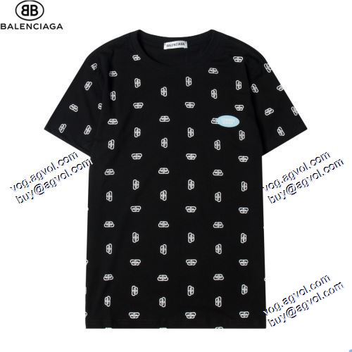 大人っぼい 3色可選 2021春夏 バレンシアガ BALENCIAGA 半袖Tシャツ BALENCIAGAコピー 消臭抗菌効果がある