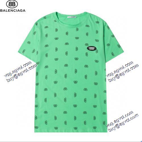 大人っぼい 3色可選 2021春夏 バレンシアガ BALENCIAGA 半袖Tシャツ BALENCIAGAコピー 消臭抗菌効果がある