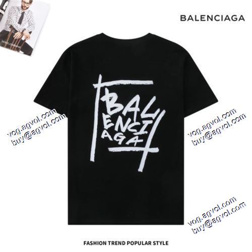 ムダな装飾を排したデザイン バレンシアガ BALENCIAGA 2021春夏 半袖Tシャツ 3色可選 BALENCIAGAブランド 偽物 通販 通気性に優れた