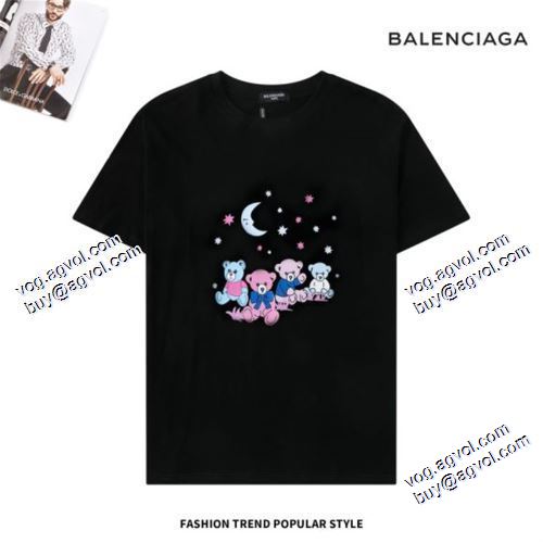 2021春夏 半袖Tシャツ 4色可選  超目玉 バレンシアガ BALENCIAGA BALENCIAGAスーパーコピー スタイリッシュ