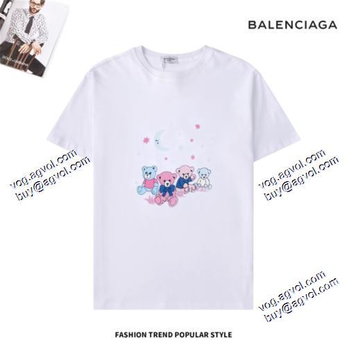 2021春夏 半袖Tシャツ 4色可選  超目玉 バレンシアガ BALENCIAGA BALENCIAGAスーパーコピー スタイリッシュ