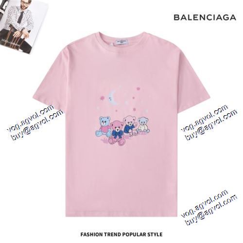 2021春夏 半袖Tシャツ 4色可選  超目玉 バレンシアガ BALENCIAGA BALENCIAGAスーパーコピー スタイリッシュ