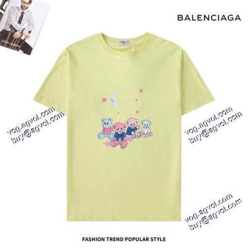 2021春夏 半袖Tシャツ 4色可選  超目玉 バレンシアガ BALENCIAGA BALENCIAGAスーパーコピー スタイリッシュ