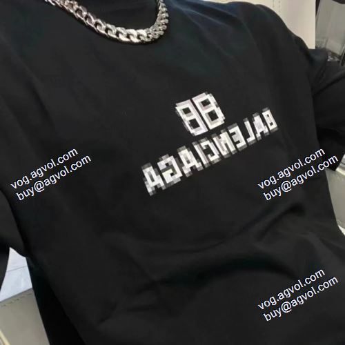 バレンシアガ BALENCIAGA デザイン性の高い 半袖Tシャツ 2色可選 2021春夏 BALENCIAGAブランドコピー おしゃれさ抜群パーカ