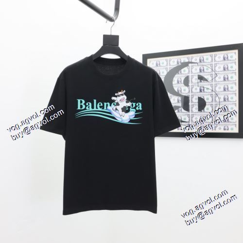 2021春夏 バレンシアガ 2色可選 BALENCIAGA ファッション 人気 半袖Tシャツ バレンシアガコピー デザイン性の高い