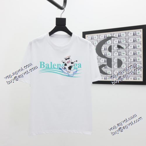 2021春夏 バレンシアガ 2色可選 BALENCIAGA ファッション 人気 半袖Tシャツ バレンシアガコピー デザイン性の高い