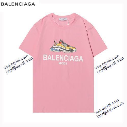 コスパ最高のプライス バレンシアガ BALENCIAGA 2021春夏 半袖Tシャツ 3色可選 バレンシアガコピー ブランド カジュアル