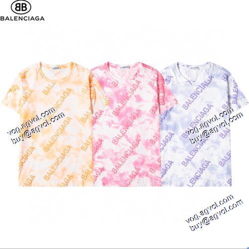 存在感のある 2021春夏 バレンシアガ BALENCIAGA 半袖Tシャツ 3色可選 バレンシアガ偽物ブランド カッコいい印象を付ける