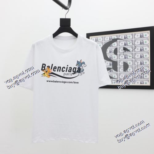 2021春夏 半袖Tシャツ 3色可選 バレンシアガ BALENCIAGA バレンシアガスーパーコピー