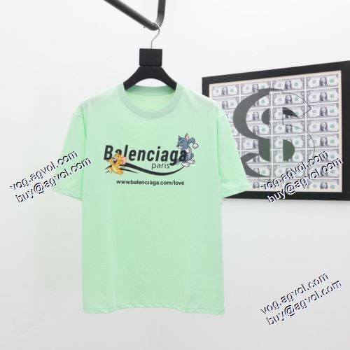 2021春夏 半袖Tシャツ 3色可選 バレンシアガ BALENCIAGA バレンシアガスーパーコピー
