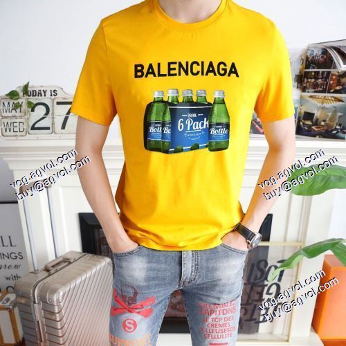 大人の個性を。バレンシアガ BALENCIAGA 2021春夏 6色可選 半袖Tシャツ バレンシアガブランドスーパーコピー