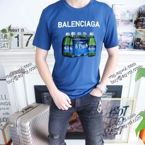 大人の個性を。バレンシアガ BALENCIAGA 2021春夏 6色可選 半袖Tシャツ バレンシアガブランドスーパーコピー