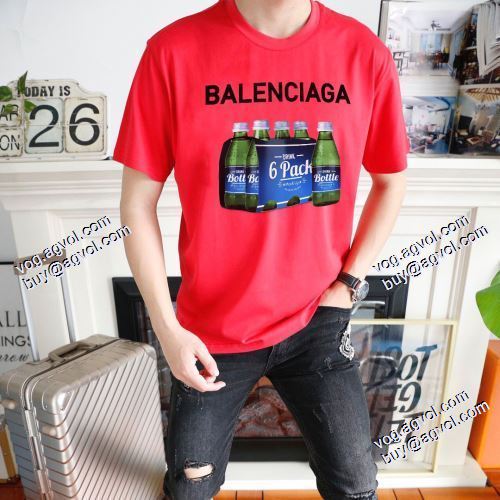 大人の個性を。バレンシアガ BALENCIAGA 2021春夏 6色可選 半袖Tシャツ バレンシアガブランドスーパーコピー
