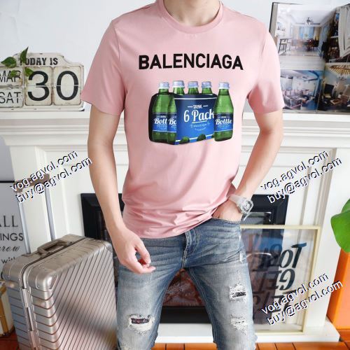 大人の個性を。バレンシアガ BALENCIAGA 2021春夏 6色可選 半袖Tシャツ バレンシアガブランドスーパーコピー