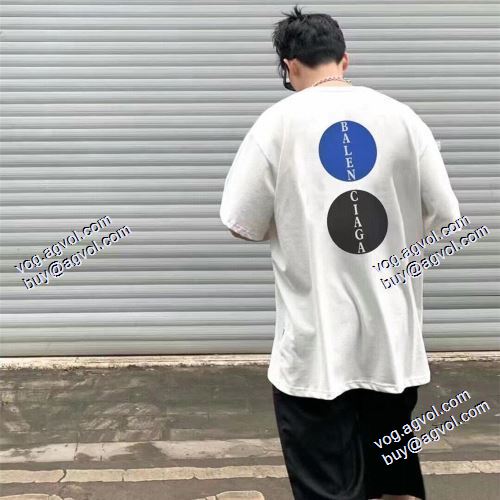 バレンシアガ BALENCIAGA 高品質 2021春夏 半袖Tシャツ 2色可選 BALENCIAGAブランド コピー 流行に関係なく長年愛用できる
