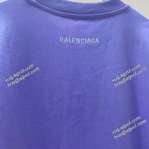 2021春夏 大人のセンスを感じさせる バレンシアガ BALENCIAGA 半袖Tシャツ 3色可選 BALENCIAGAスーパーコピー 収縮性のある