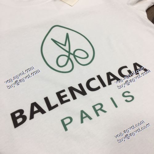 目玉商品 2021春夏 バレンシアガ BALENCIAGA 半袖Tシャツ BALENCIAGAコピー ブランド 肌に密着