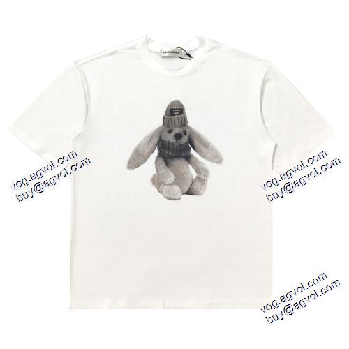 2021春夏 大好評? バレンシアガ BALENCIAGA 半袖Tシャツ BALENCIAGA偽物ブランド 争奪戦必至