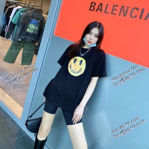 2021春夏 お洒落な存在感 半袖Tシャツ 2色可選 バレンシアガ BALENCIAGA BALENCIAGAスーパーコピー 今一番HOTな新品