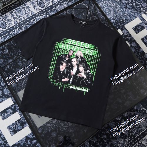 セレブ風 2021春夏 バレンシアガ BALENCIAGA 半袖Tシャツ BALENCIAGAブランドコピー おしゃれに絶大な人気の