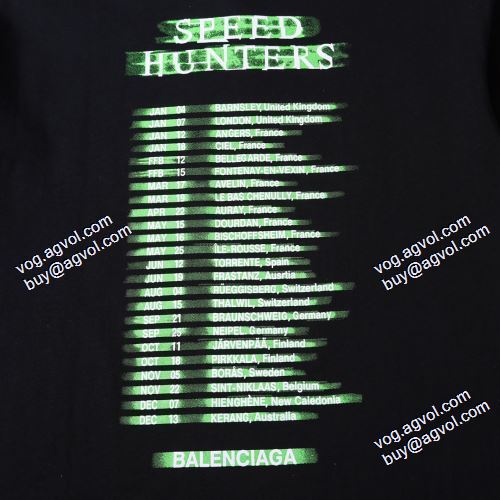セレブ風 2021春夏 バレンシアガ BALENCIAGA 半袖Tシャツ BALENCIAGAブランドコピー おしゃれに絶大な人気の