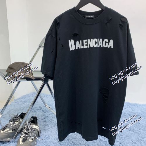 愛らしさ抜群！2021春夏 バレンシアガ BALENCIAGA バレンシアガブランド 偽物 通販 一番人気の新作はこれ 半袖Tシャツ 2色可選