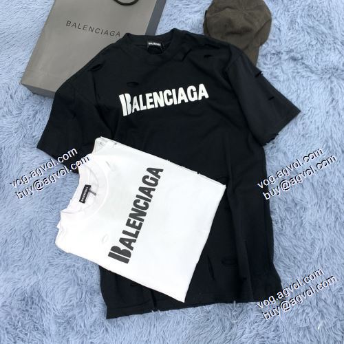 愛らしさ抜群！2021春夏 バレンシアガ BALENCIAGA バレンシアガブランド 偽物 通販 一番人気の新作はこれ 半袖Tシャツ 2色可選